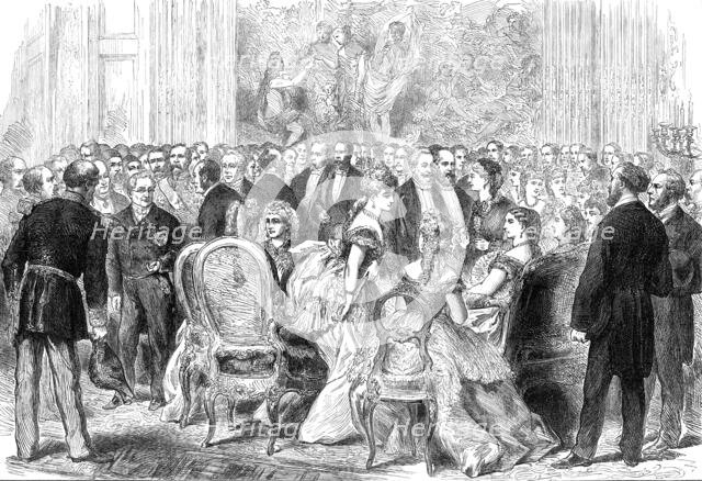 A reception by M. Thiers at the Palace of the Elysée, 1872. Creator: Unknown.