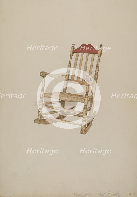 Rocking Chair, 1937. Creator: Henry Murphy.