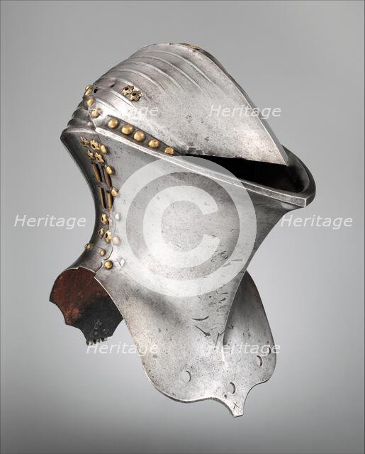 Helm for the Joust of Peace (Stechhelm), German, probably Nuremberg, ca. 1500. Creator: Unknown.