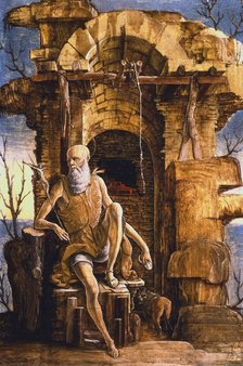 'Jerome in the desert', late 15th century. Artist: Ercole de' Roberti