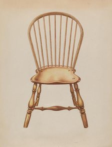 Windsor Chair, c. 1936. Creator: Gerald Bernhardt.