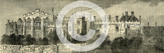 'The Monastery of St. John of Jerusalem, Clerkenwell - General View from the South-East', (c1872). Creator: Unknown.