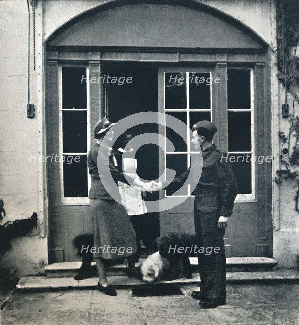 'Goodbye, footman; Good luck, soldier', 1941. Artist: Cecil Beaton.