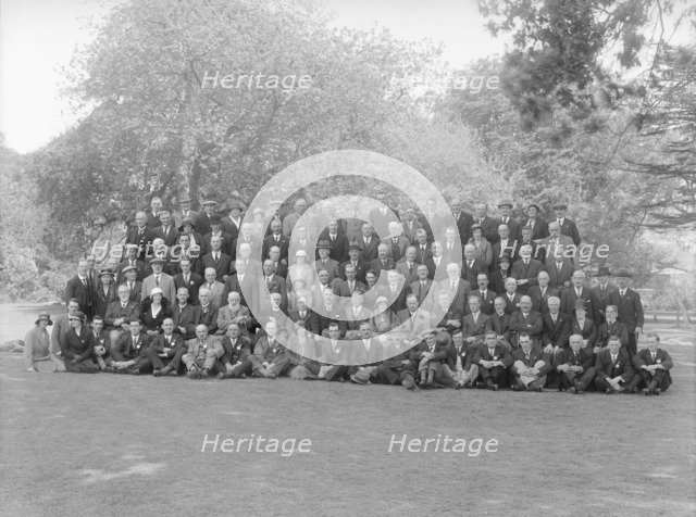 Group portrait, c1935. Creator: Kirk & Sons of Cowes.