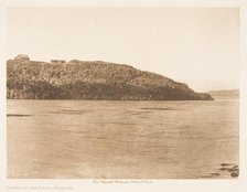 Island of the Dead Wisham,

 From The North American Indian by Edward S. Curtis., 1909. Creator: Edward Sheriff Curtis.