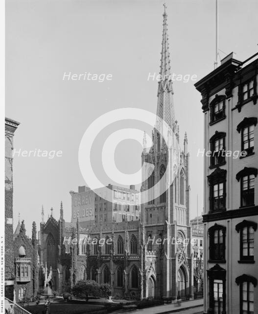 Grace Church, New York, N.Y., (c1903?). Creator: Unknown.