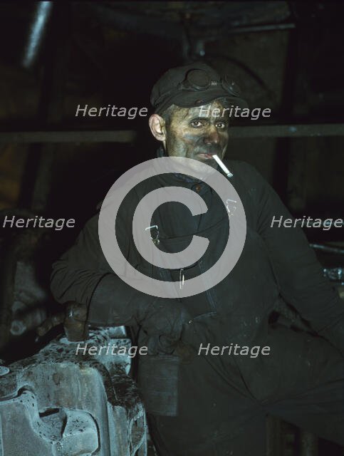 Melrose Park (near Chicago), Ill, C&NWRR, 1942. Creator: Jack Delano.