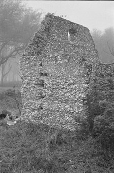 Tabby construction. Ruins of supposed Spanish mission, St. Marys, Georgia, 1936. Creator: Walker Evans.