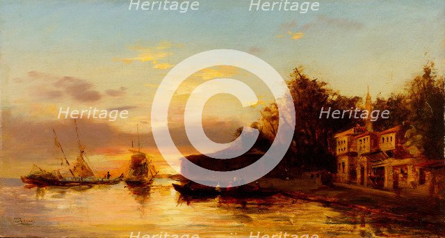 View of Istanbul, Second Half of the 19th cen.. Artist: Ziem, Felix-Francois George (1821-1911)