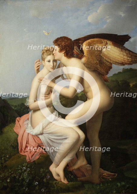 Cupid and Psyche. Artist: Gérard, François Pascal Simon (1770-1837)