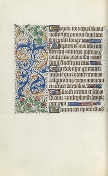 Book of Hours (Use of Rouen): fol. 136v, c. 1470. Creator: Master of the Geneva Latini (French, active Rouen, 1460-80).