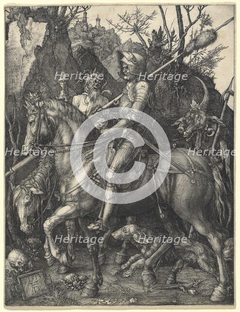 Knight, Death and Devil, 1513. Creator: Albrecht Durer.