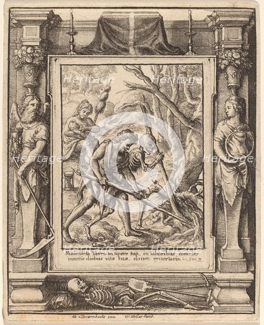 When Adam Delved, 1651. Creator: Wenceslaus Hollar.