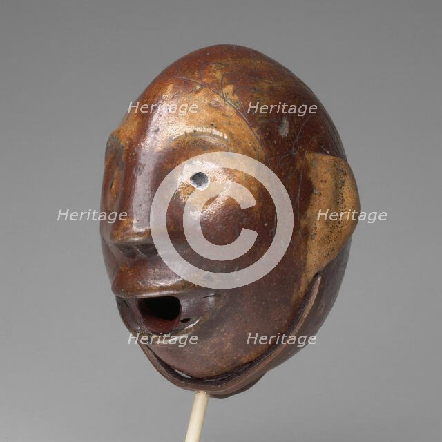 Face Flask, 1820/35. Creator: Unknown.