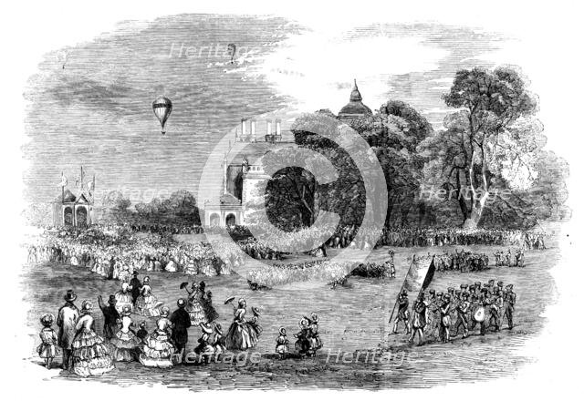 Band of Hope Fete in Aston Park, Birmingham, 1858. Creator: Unknown.