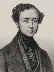 Portrait of the composer Theodor Döhler (1814-1856), First half of the 19th cent..