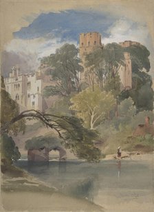 Caesar's Tower, Warwick Castle, ca. 1850. Creator: William Callow.