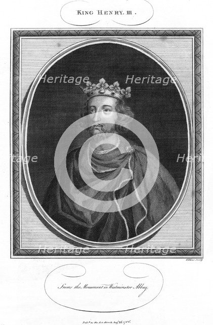 King Henry III, (1786).Artist: John Goldar