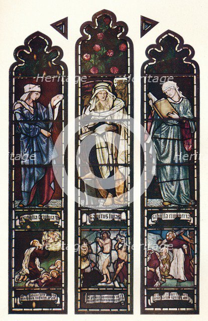 'Sibyl Window, Jesus College Chapel, Cambridge', c1872. Artist: Sir Edward Coley Burne-Jones.
