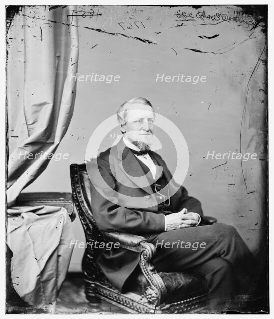 Burton Chauncey Cook of Illinois, between 1860 and 1875. Creator: Unknown.