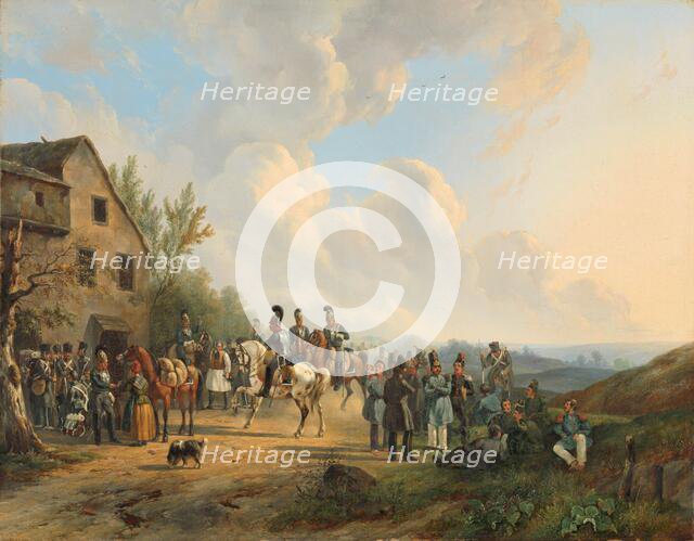 Scene from the Ten Days' Campaign against the Belgian Revolt, August 1831, 1831-1835. Creator: Wouterus Verschuur.