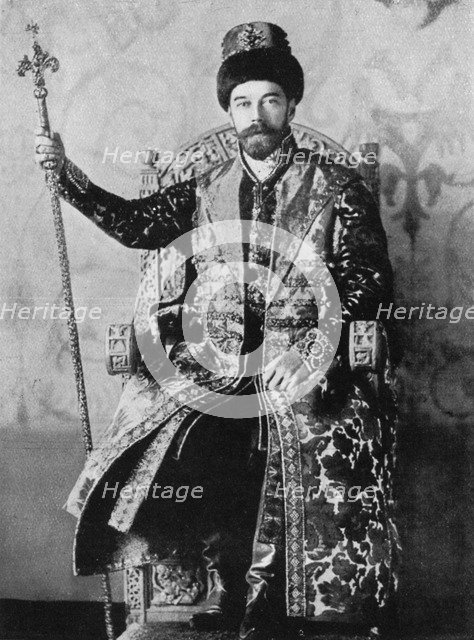 Nicholas II of Russia, 1894, (c1920). Artist: Unknown