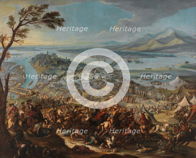 The conquest of Belgrade on September 6, 1688. Creator: Calza, Antonio (1658-1725).