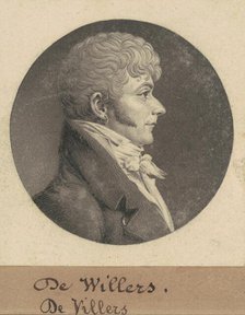 de Villers, 1809. Creator: Charles Balthazar Julien Févret de Saint-Mémin.