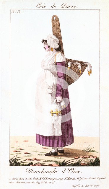 The Goose Seller, 1826. Artist: Unknown