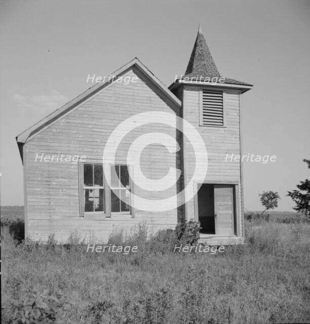 Church on the Aldridge Plantation near Leland, Mississippi, 1937. Creator: Dorothea Lange.