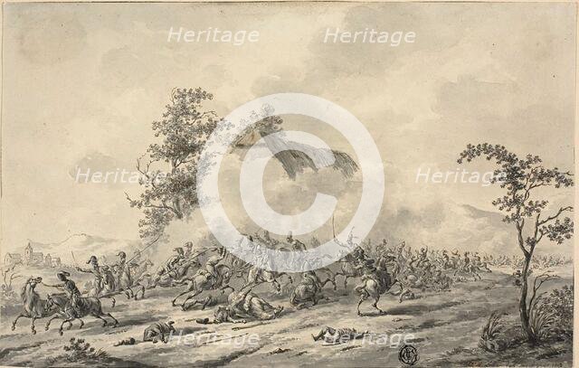 Cavalry Battle, 1803-07. Creator: Jan Antony Langendijk.