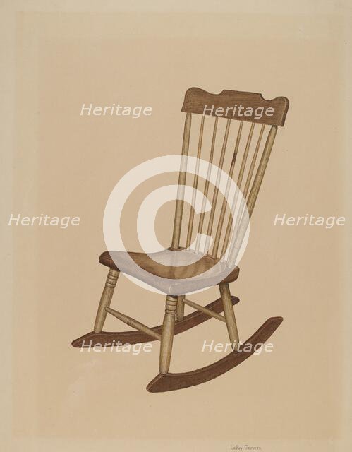 Rocking Chair, 1940. Creator: LeRoy Griffith.