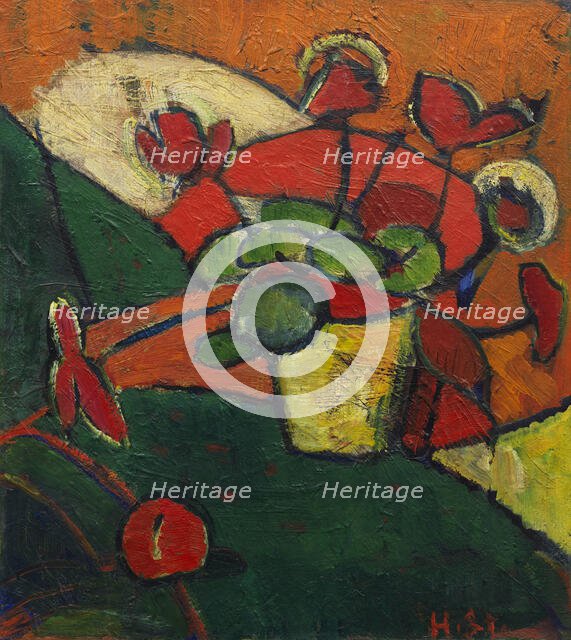 Cyclamen II, 1912-1913. Creator: Stenner; Hermann (1891-1914).