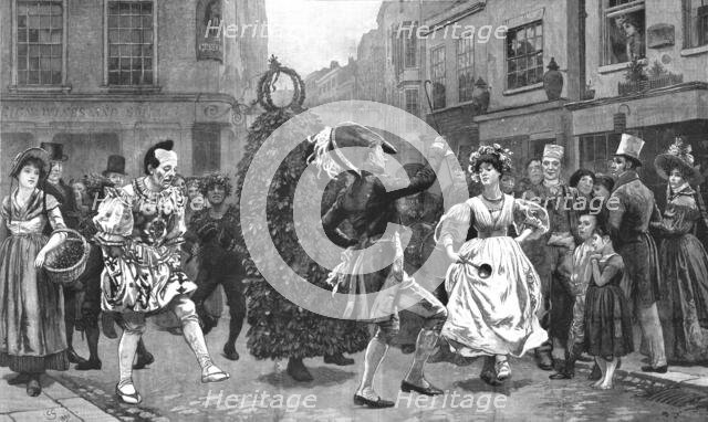 ''Jack-In-The-Green'--A May-Day Scene Sixty Years Ago', 1830, 1890. Creator: Unknown.