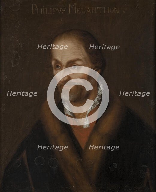 Philip Melanchthon, 1497-1560. Creator: Anon.