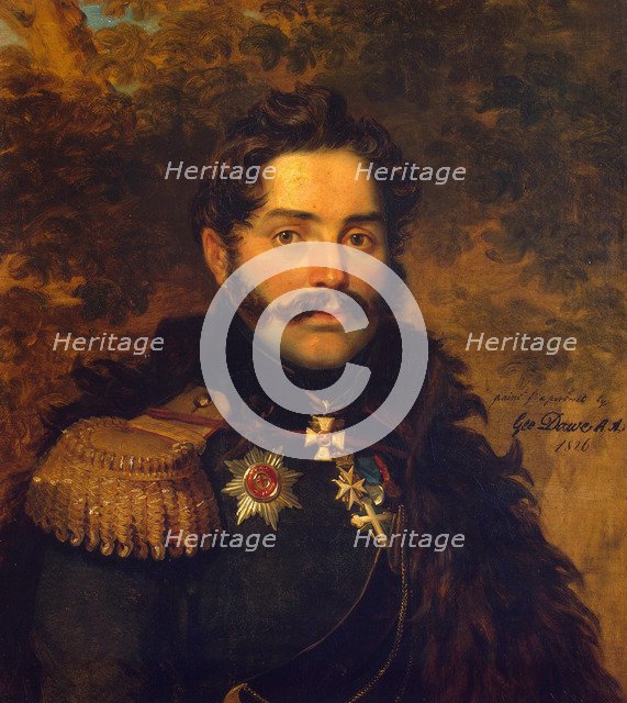 Portrait of General Count Alexander Fyodorovich Shcherbatov (1773-1817), 1826.