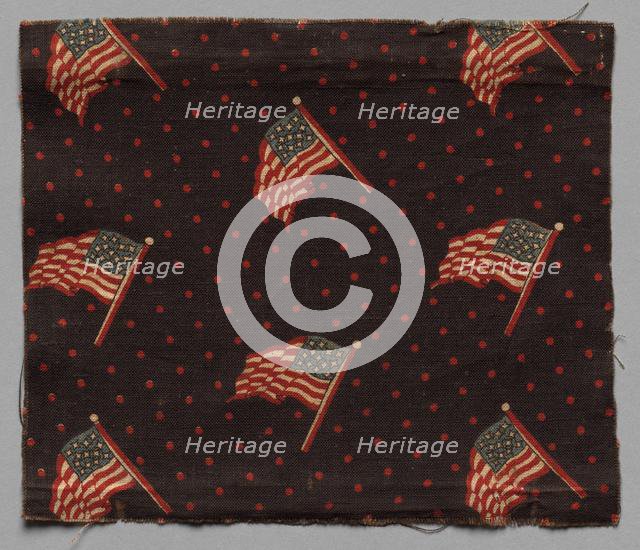 Textile Fragment, early 19th century. Creator: Unknown.