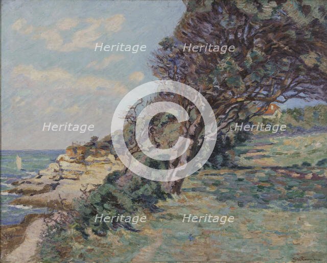 Saint-Palais, Pointe de la Douane, August 92, 10 a.m., 08–1892. Creator: Armand Guillaumin.