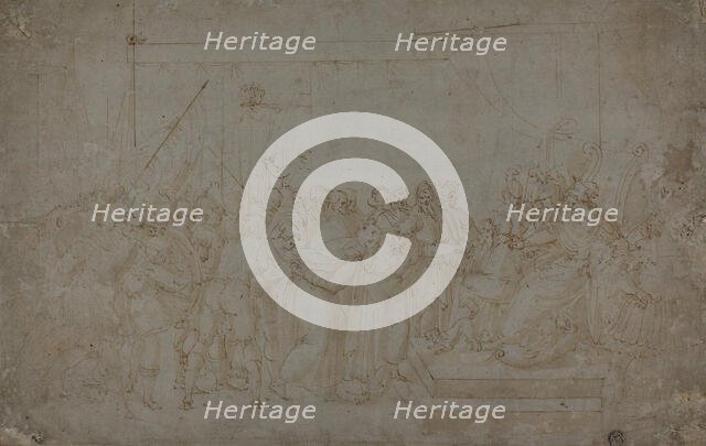 Saint Peter Brought before Nero, n.d. Creator: Ercole Setti.