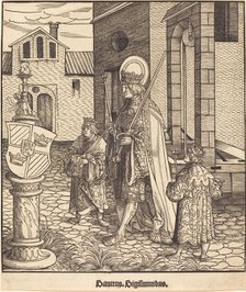 Saint Sigismundus, 1516/1518. Creator: Leonhard Beck.