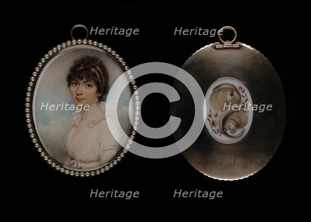 Elizabeth Du Hamel?, ca. 1805. Creator: Henry Jacob Burch.