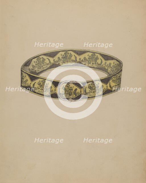 Belt, 1935/1942. Creator: Nancy Crimi.