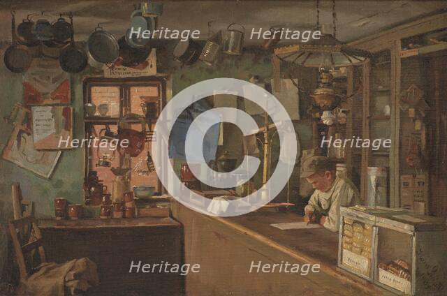 A Country Grocer, 1909. Creator: Hans Smidth.
