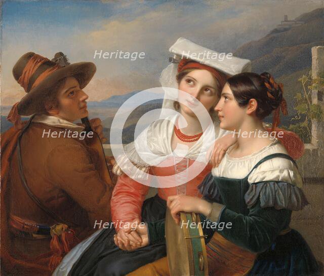 Of One Heart, 1830. Creator: Cornelis Kruseman.