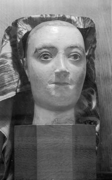 Royal funeral effigy of Queen Mary I, Westminster Abbey, London, 1945-1980. Artist: Eric de Maré