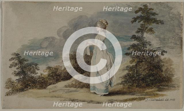 Susanne (The Artist's Daughter at the Age of Twenty-One), 1782. Creator: Daniel Chodowiecki (German, 1726-1801).