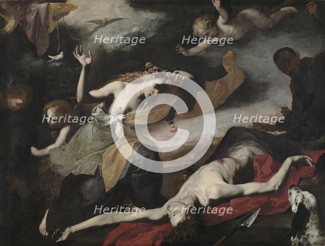 Venus Discovering the Dead Adonis, c. 1650. Creator: Unknown.