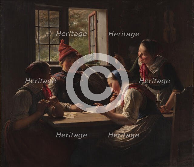 Black Peter players, 1862. Creator: Exner, Julius (1825-1910).