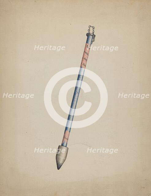 Ink Marking Pen, c. 1940. Creator: Edward Bashaw.