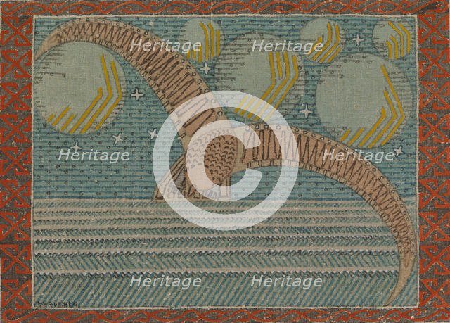 The Wild Duck and the Celestial Bodies, 1919-1920. Creator: Joseph Alanen.